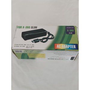 Xbox 360 Slim Gaming Console AC Power Adapter Cable XBox 360 S Power Cord NWOT